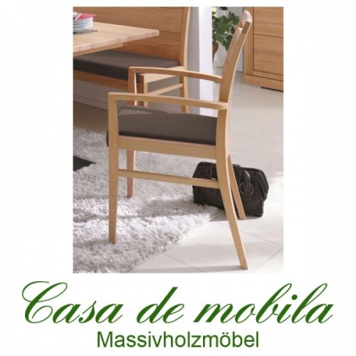 Stuhl St&uuml;hle Armlehnstuhl Sessel Esszimmer Holz Kernbuche Buche massiv ge&ouml;lt Naturholz Massivholz Massivholzm&ouml;b