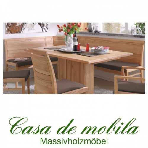 Eckbank Eckelement Sitzbank Bank Esszimmer E&szlig;zimmer Holz Kernbuche Buche massiv ge&ouml;lt Naturholz Massivholz Massivholzm