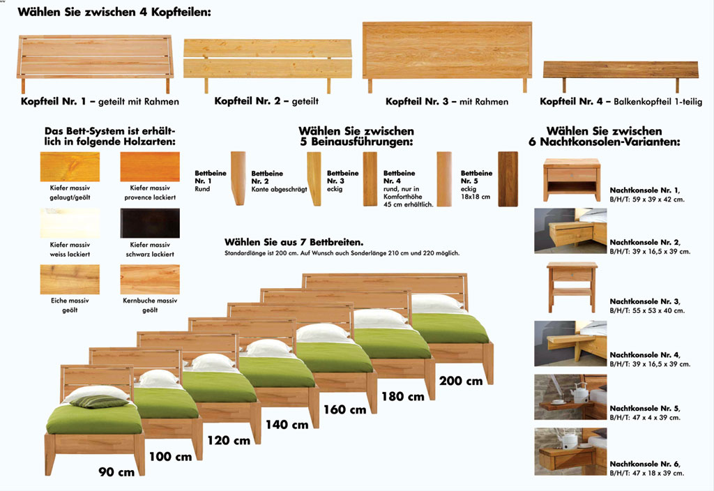 Betten EASY SLEEP von Tjoernbo