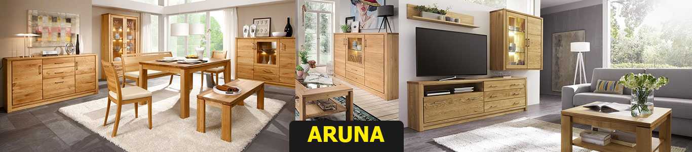 ARUNA Wohn- und Esszimmermöbel aus Massivholz