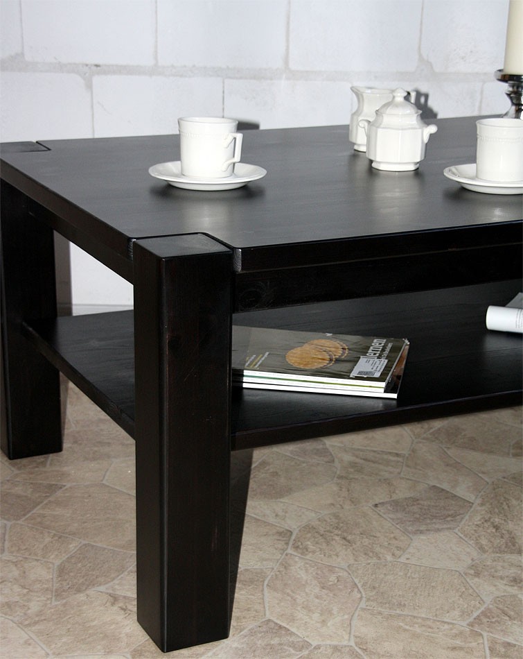 Massivholz couchtisch 120x74 sofatisch wohnzimmertisch kiefer kolonial Couchtisch vollholz